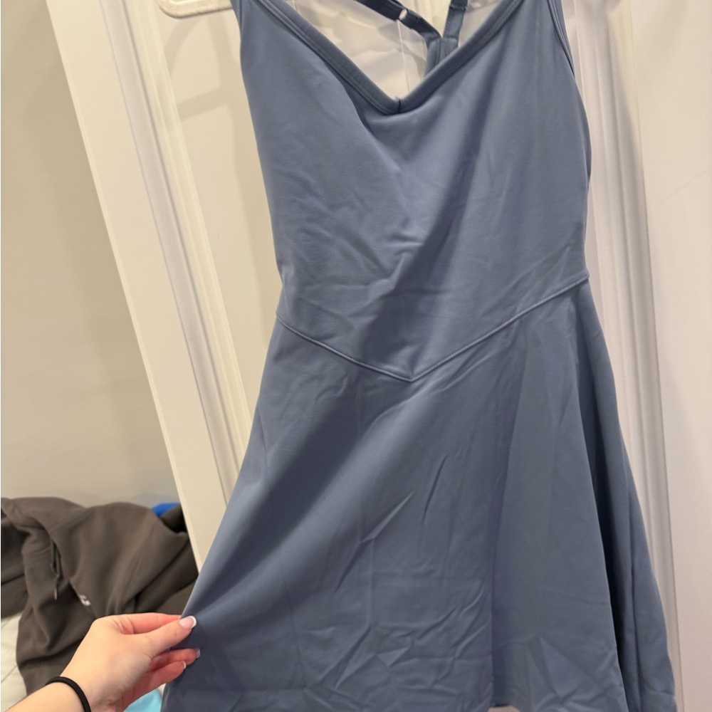 Elegant Blue Women's Dress